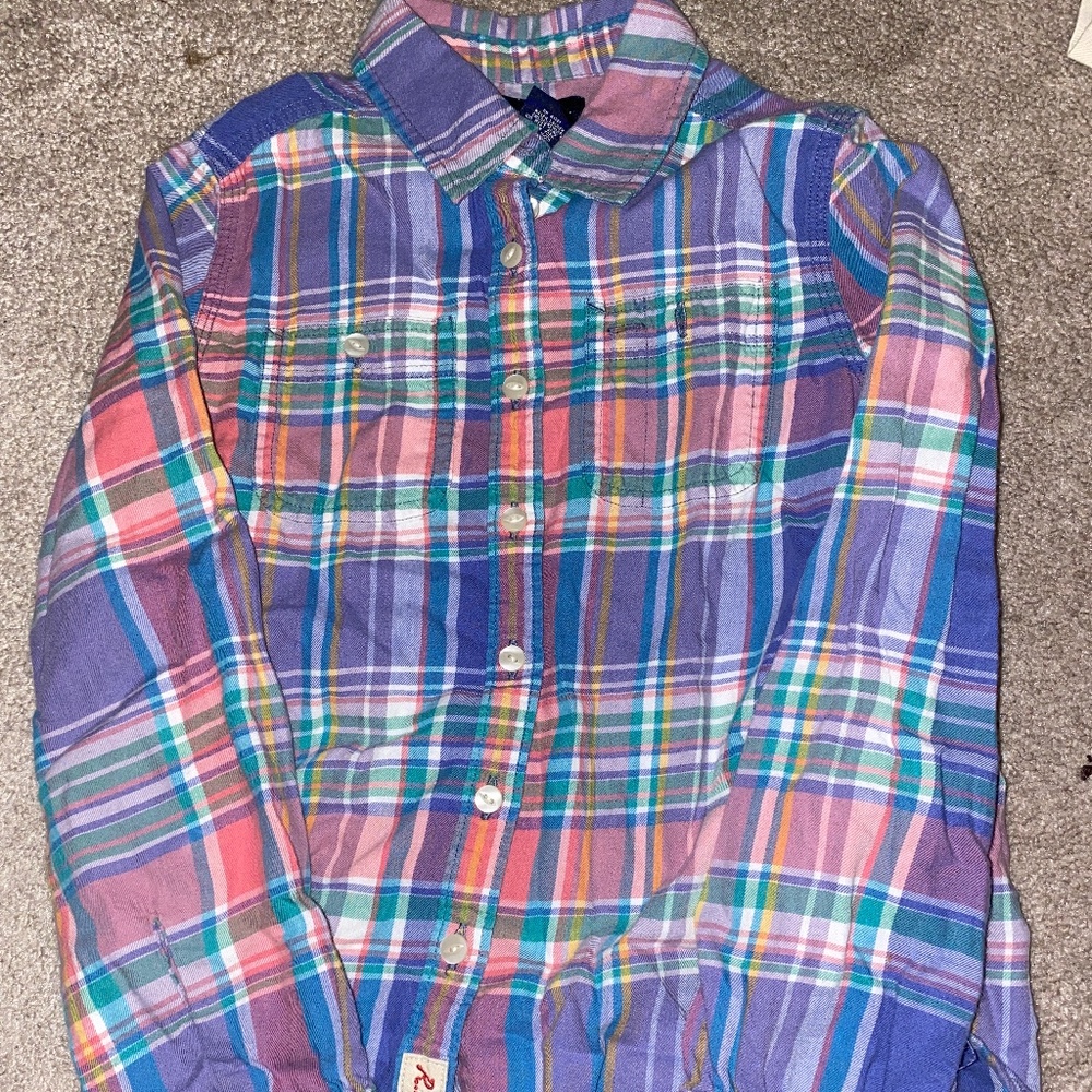 Spring Colored Button Up